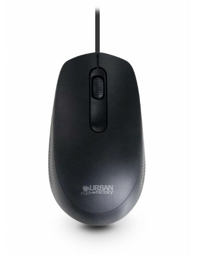 Urban Factory FREE COLOR: WIRED USB-A MOUSE - 1200DPI - BLACK