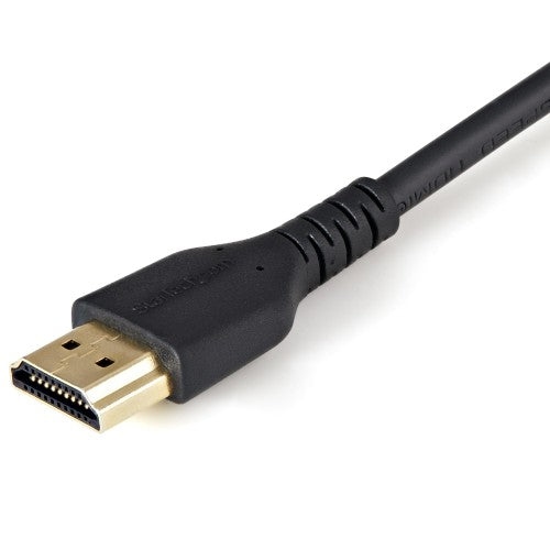 StarTech.com 6ft (2m) HDMI Cable with Locking Screw - 4K 60Hz HDR - High Speed HDMI 2.0 Monitor Cable with Locking Screw Connector for Secure Connection - HDMI Cable with Ethernet - M/M