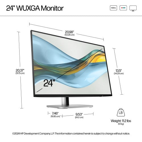 HP Series 5 Pro 24 inch WUXGA Monitor - 524pn