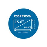 Kensington MagPro Magnetic Privacy Screen Filter for Laptops 15.6" (16:10)