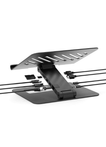 Port Designs PORT Connect ADJUSTABLE STAND - DOCKING TYPE C - 2 x 4K - UK Docking Station