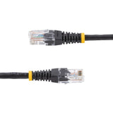 StarTech.com 15 ft Cat5e Black Molded RJ45 UTP Cat 5e Patch Cable - 15ft Patch Cord