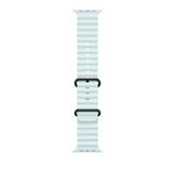 Apple 49mm Ice Blue Ocean Band - Black Titanium Finish