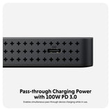 HYPER HD7002GL interface hub USB 3.2 Gen 1 (3.1 Gen 1) Type-C 10000 Mbit/s Black