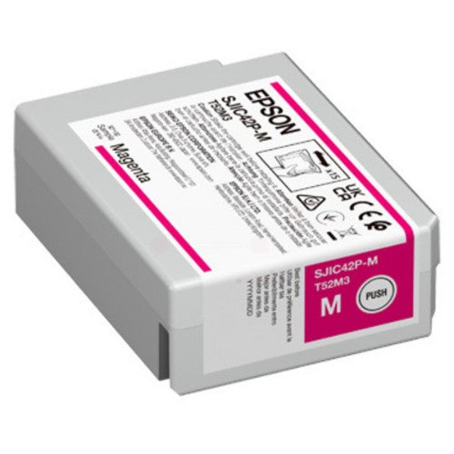Epson C13T52M340/SJIC-42-P-M Ink cartridge magenta 50ml for Epson CW C 4000 BK/MK