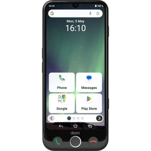 Doro Aurora A30 15.5 cm (6.1") Dual SIM Android 14 4G USB Type-C 6 GB 128 GB 5000 mAh Graphite