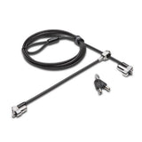 Kensington N17 Keyed Dual Head Laptop Lock for Wedge-Shaped Slots — Like Keyed