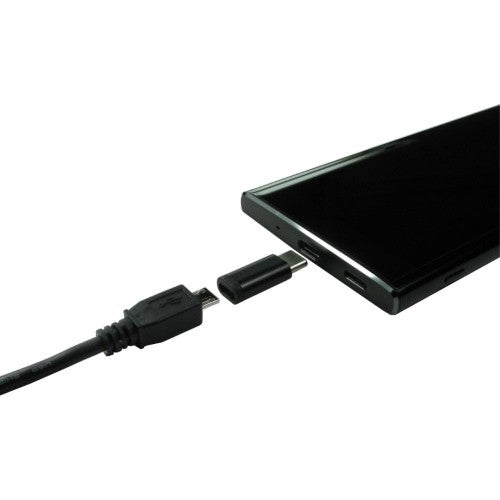Cables Direct USB3C-MICROB cable gender changer USB Type C Micro USB Type B Black