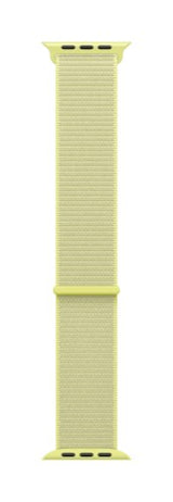Apple MFFF4ZM/A smart wearable accessory Band Yellow Nylon, Recycled polyester, Spandex
