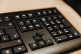 CHERRY KW 3000 keyboard Universal RF Wireless QWERTY Portuguese Black