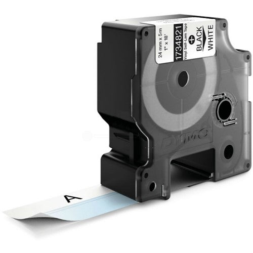 Dymo 1734821/S0773860 Ribbon self-laminating black on white 24mm x 5,5m for Dymo Rhino 6-24mm