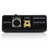 StarTech.com High Resolution VGA to Composite (RCA) or S-Video Converter - PC to TV - TAA