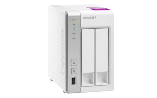QNAP TS-231P2 NAS Tower Annapurna Labs AL314 4 GB DDR3 QNAP Turbo System White