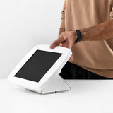 Bouncepad Original Flip | Covered Front Camera and Home Button | White | Samsung Galaxy Tab A9+ and A11+ 11-inch (2023 - 2025)