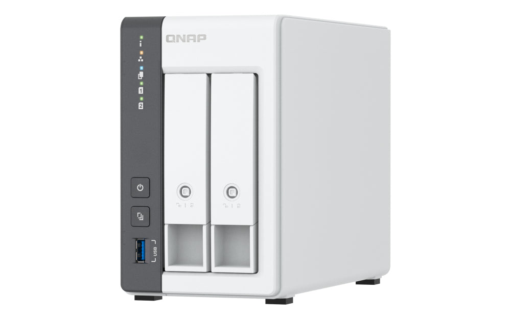 QNAP TS-216G NAS/storage server Tower Ethernet LAN White Cortex-A55  - Data Storage - QNAP