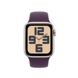 Apple MAX74ZM/A smart wearable accessory Band Plum colour, Plum Fluoroelastomer