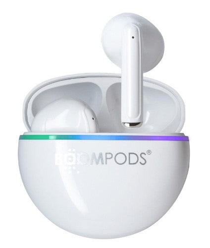 Boompods Earshots Headset True Wireless Stereo (TWS) In-ear Calls/Music Bluetooth White
