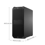HP Z6 G5 A Wolf Pro Security Edition AMD Ryzen Threadripper PRO 9955WX 64 GB DDR5-SDRAM 1 TB SSD Windows 11 Pro Tower Workstation AI Workstation Black