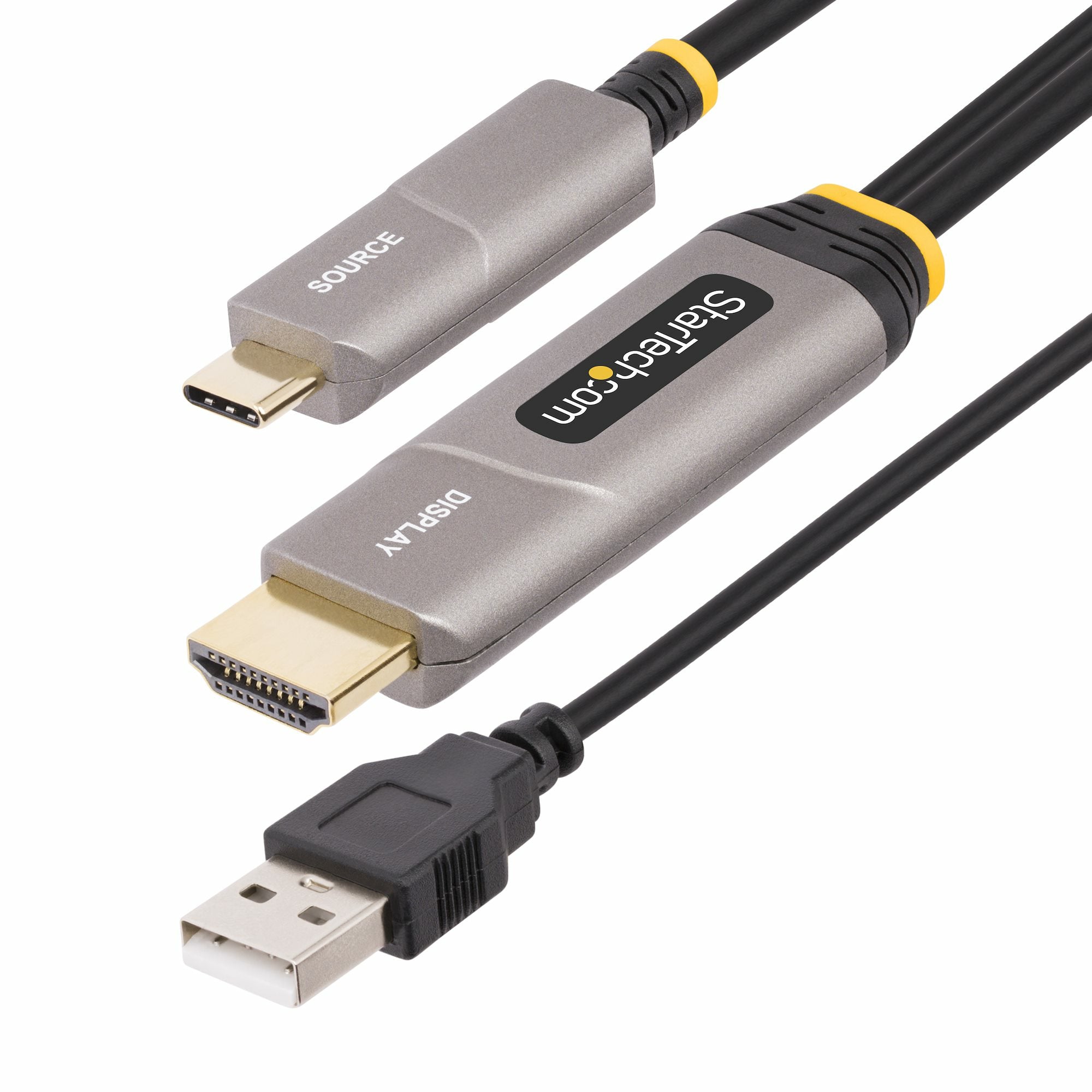 StarTech.com 30ft (9.15m) USB-C to HDMI 2.0 Active Optical Cable (AOC), 4K 60Hz, CL3 Rated, Unidirectional USB Type-C to HDMI Adapter Cable  - Computer Cables - StarTech.com