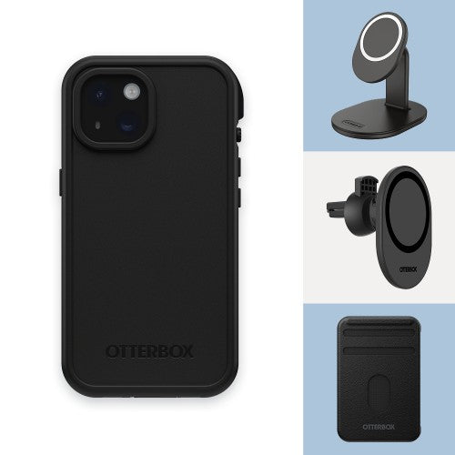OtterBox Frē Series for iPhone 15, Black