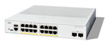 Cisco Catalyst 1200-16P-2G Smart Switch, 16 Port GE, PoE, 2x1GE SFP, Limited Lifetime Protection (C1200-16P-2G)