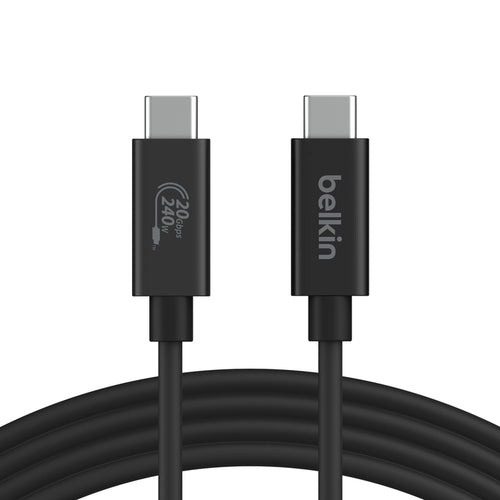 Belkin INZ004BT2MBK USB cable USB4 Gen 2x2 2 m USB C Black  - Computer Cables - Belkin