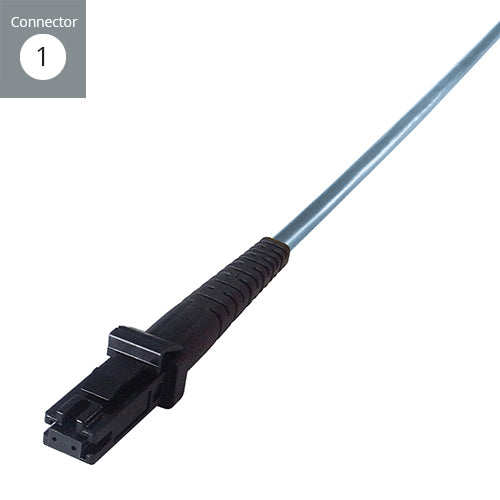 connektgear 5m Duplex Fibre Optic Multi-Mode Cable OM3 50/125 Micron MT to LC Aqua
