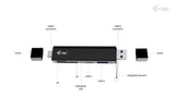 i-tec USB-C/USB-A Dongle SD, TF and 2x USB (1x USB-A, 1x USB-C)