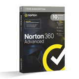 Norton 360 Advanced Antivirus security Commercial 1 license(s) 1 year(s)