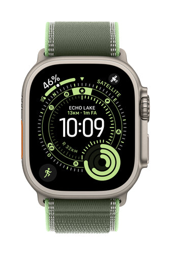 Apple MFT54ZM/A smart wearable accessory Band Green Titanium, Polyester, Spandex, Nylon