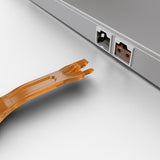 Lindy RJ45 Port Blocker Key, Orange