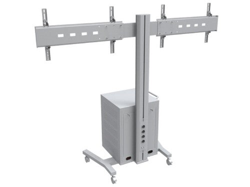 Multibrackets M Public Display Stand 180 Dual MediaBox4 Silver