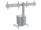 Multibrackets M Public Display Stand 180 Dual MediaBox4 Silver