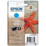 Epson C13T03U24010/603 Ink cartridge cyan, 130 pages 2.4ml for Epson XP 2100
