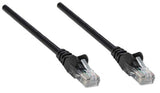 Intellinet Network Patch Cable, Cat5e, 5m, Black, CCA, U/UTP, PVC, RJ45, Gold Plated Contacts, Snagless, Booted, Lifetime Warranty