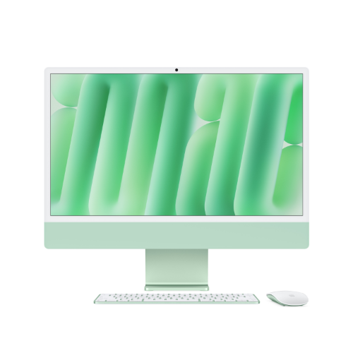 Apple iMac Apple M M4 59.7 cm (23.5") 4480 x 2520 pixels All-in-One PC 16 GB 256 GB SSD macOS Sequoia Wi-Fi 6E (802.11ax) Green