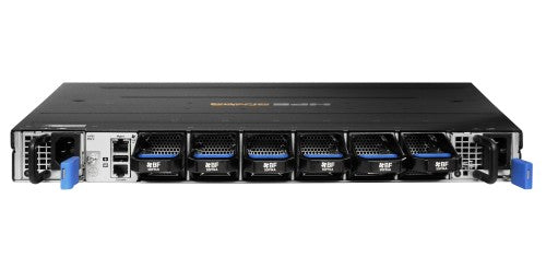 HPE Aruba Networking CX 9300S 32p QSFP28 100G 8p QSFP-DD 400G Back-to-Front 6xFan 2xAC TAA Bundle