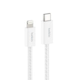 Belkin BoostCharge USB cable USB 2.0 USB C USB C/Lightning White