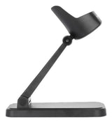 Manhattan Adjustable Barcode Scanner Stand, Height and Angle Adjustable, suitable for barcode scanner products 153997, 154116 and 154185, Black, Lifetime Warranty