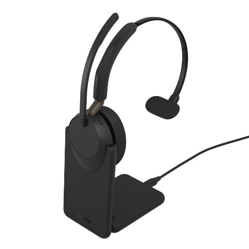 Jabra Evolve3 65 UC - USB-C with Dongle - Mono (Charging Stand)