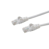 connektgear 0.5m RJ45 CAT6 UTP Stranded Flush Moulded LS0H Network Cable - 24AWG - White