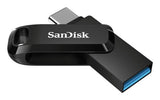 SanDisk Ultra Dual Drive USB flash drive 128 GB USB Type-A / USB Type-C 3.2 Gen 1 (3.1 Gen 1) Black, Silver