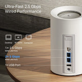 TP-Link BE9300 Whole Home Mesh Wi-Fi 7 System(Tri-Band)