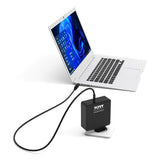Port Designs 900007B-UK power adapter/inverter Indoor 90 W Black