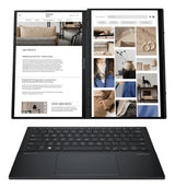 ASUS Zenbook Duo UX8406MA-QL207W Intel Core Ultra 7 155H Hybrid (2-in-1) 35.6 cm (14") Touchscreen WUXGA 16 GB LPDDR5x-SDRAM 1 TB SSD Wi-Fi 6E (802.11ax) Windows 11 Home Grey