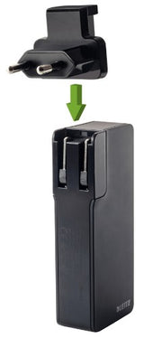 Leitz Complete USB Travel Wall Charger and Power Bank 3000