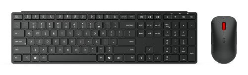 Lenovo 4X31S04814 keyboard Mouse included Office RF Wireless + Bluetooth German Black