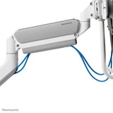 Neomounts DS75-450WH2 Monitor arm 17-32" - gas spring - Topfix - 180°-stop
