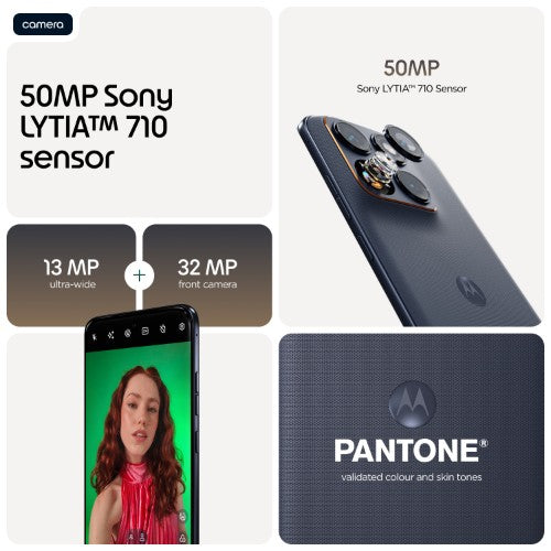 Motorola edge 70 fusion 17.2 cm (6.78") Dual SIM Android 16.0 5G USB Type-C 8 GB 256 GB 7000 mAh Black