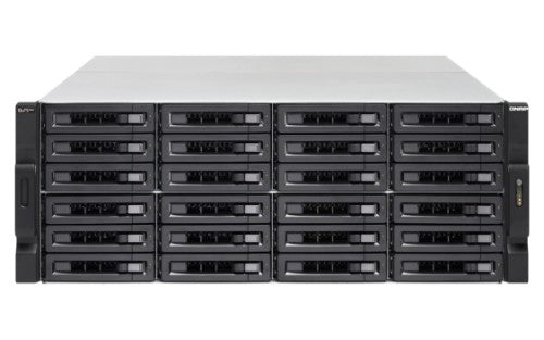QNAP TS-h2483XU-RP NAS Rack (4U) Ethernet LAN Black E-2236